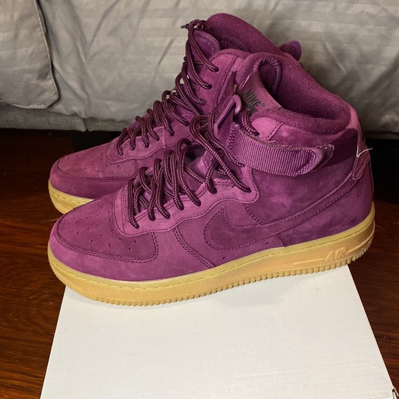 Air Force 1 High WB GS 'Bordeaux - Picture 5 of 5